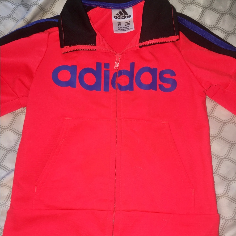 Adidas track jacket toddler boy 2t